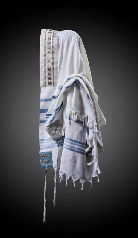 טלית צמר לחתן לחתונה ולבר מצווה עבודת יד דגם Ben-El | ביתן המלכים