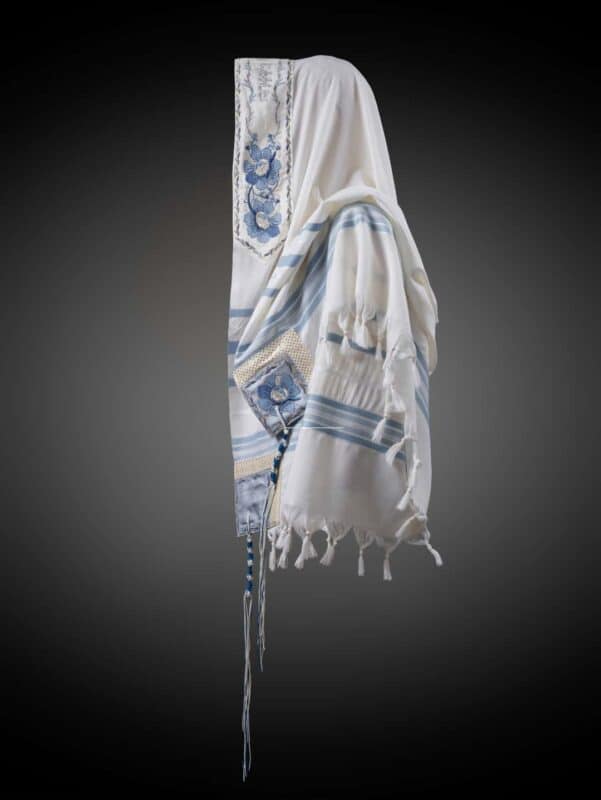 טלית צמר מהודרת לחתנים דגם Oren | ביתן המלכים