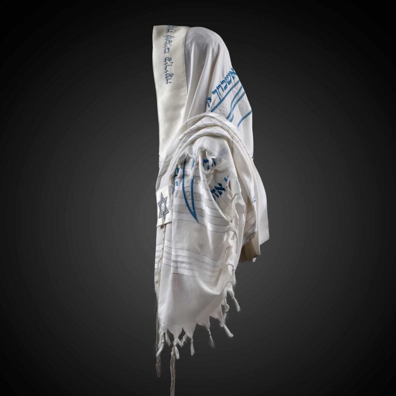 טלית צמר רחלים מהודרת לחתן דגם Eviatar | ביתן המלכים