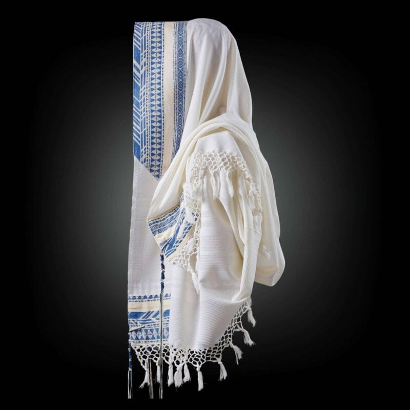 טלית צמר מהודרת דגם Daniel - טליתות עבודת יד | ביתן המלכים