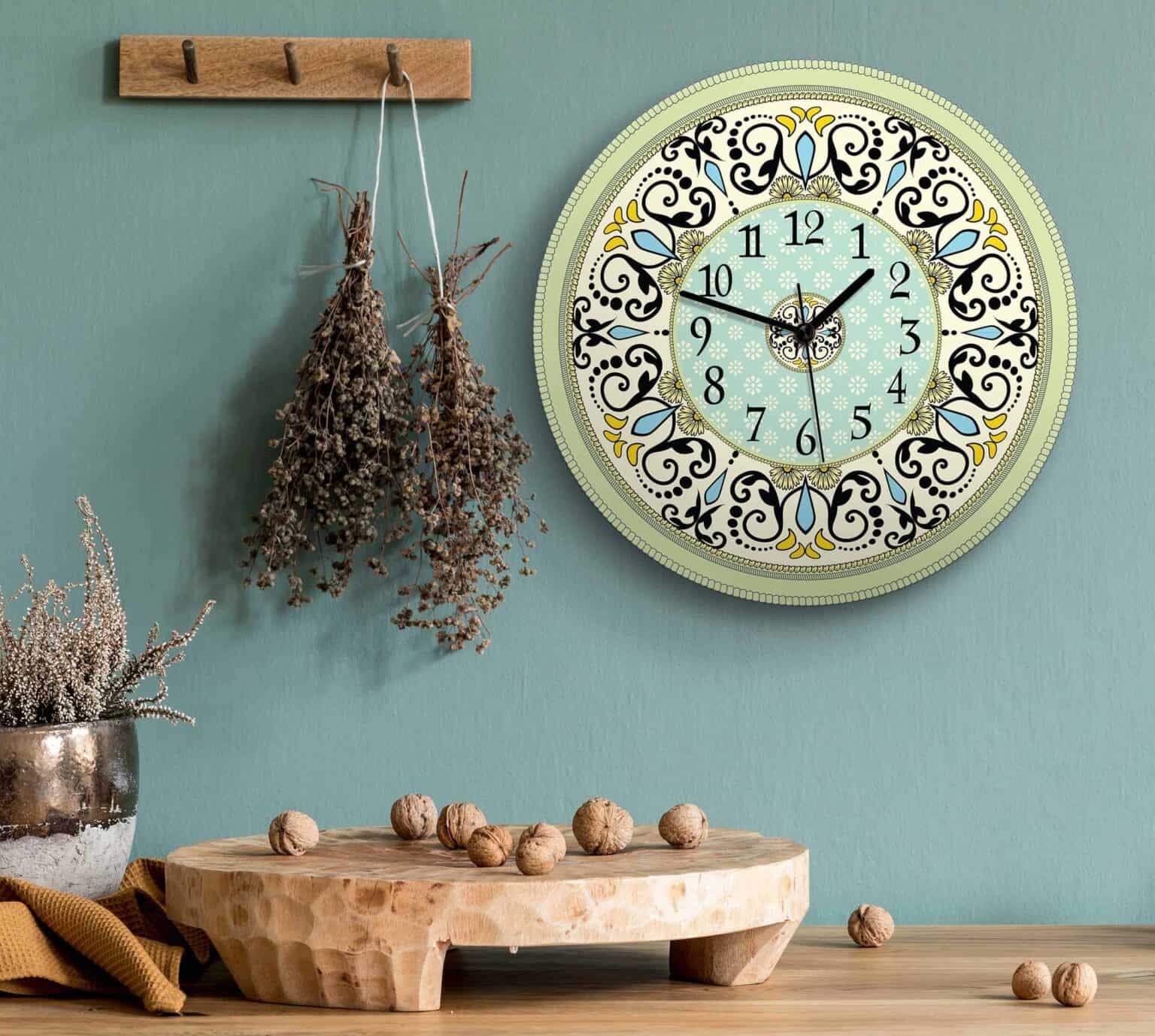 שעון  קיר מעוצב מזכוכית אקרילית דגם 2020 | ביתן המלכים