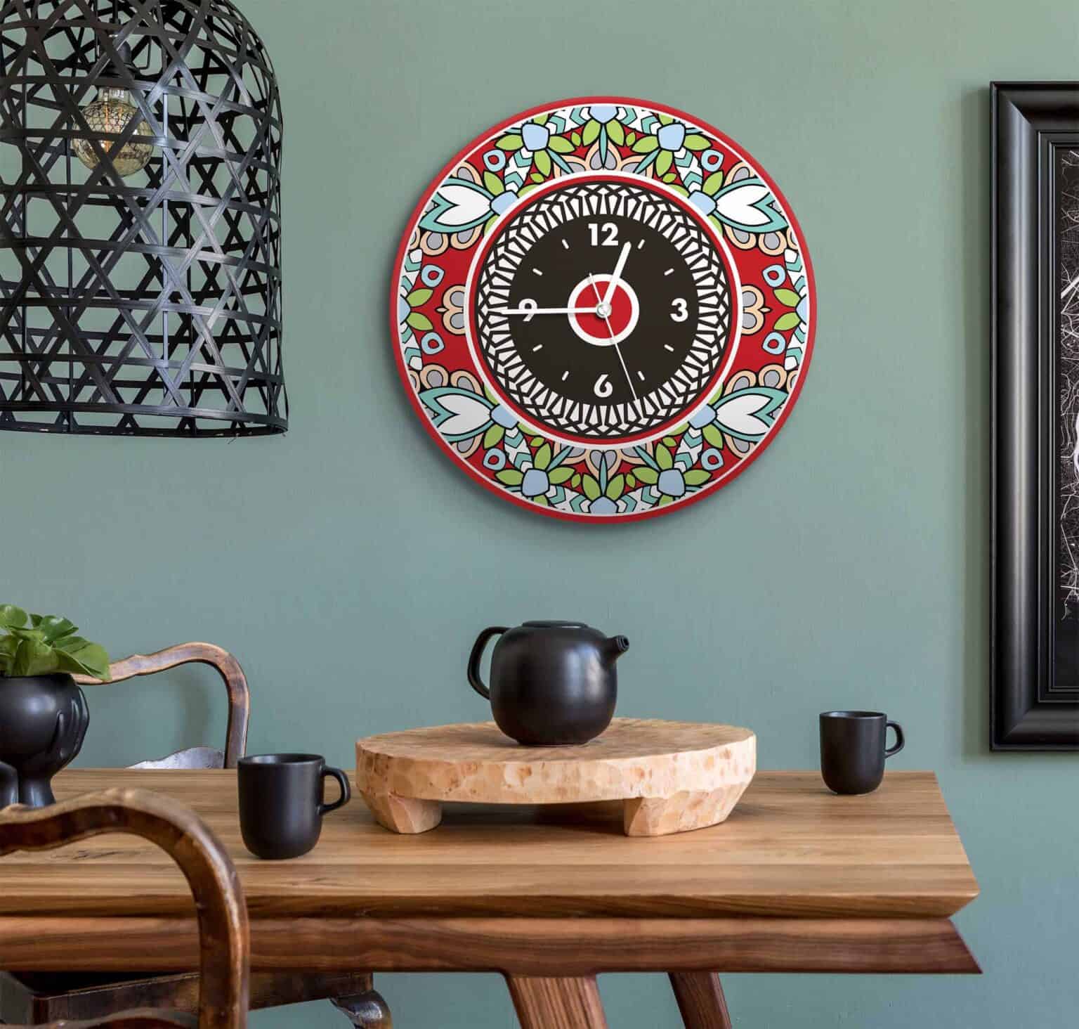 שעון קיר מעוצב לסלון  דגם 2026 | שעוני קיר מעוצבים לבית | ביתן המלכים