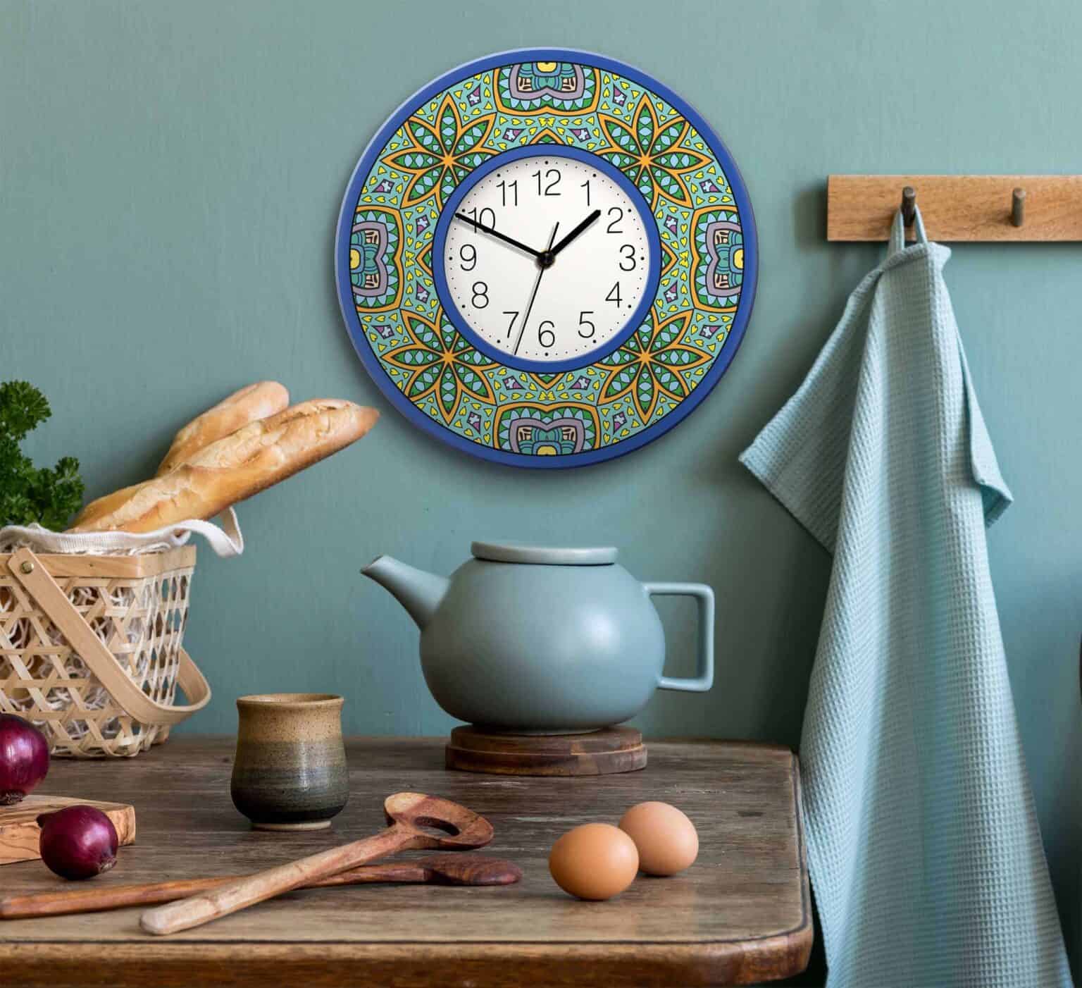 שעון קיר למטבח דגם  2033 | שעונים מעוצבים לקיר | ביתן המלכים