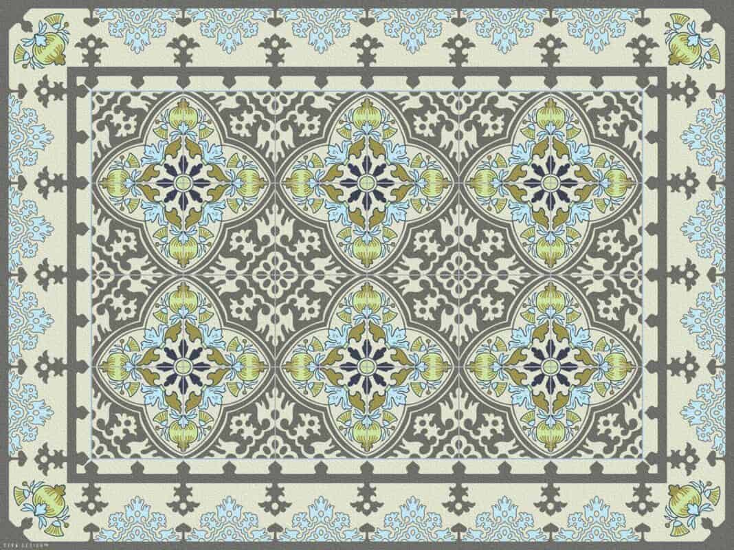 פלייסמנטים מעוצבים לשולחן דגם ויקטוריה 3227 | ביתן המלכים