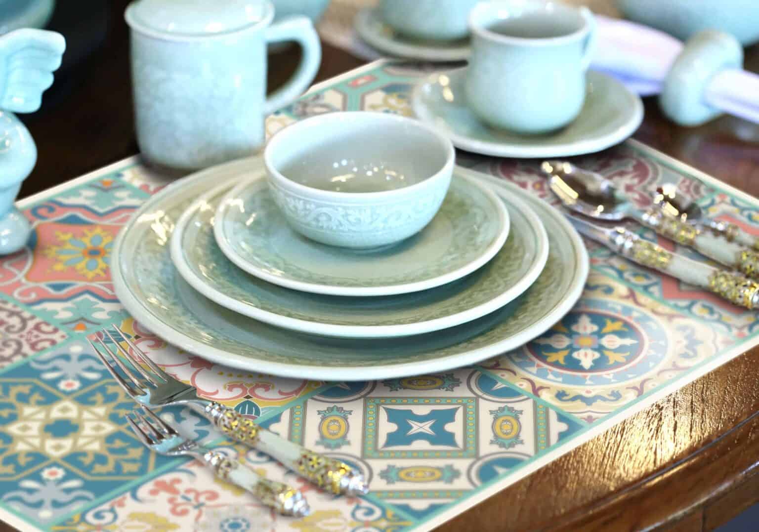 פלייסמנטים מעוצבים לשולחן דגם ונציה 3271 | ביתן המלכים