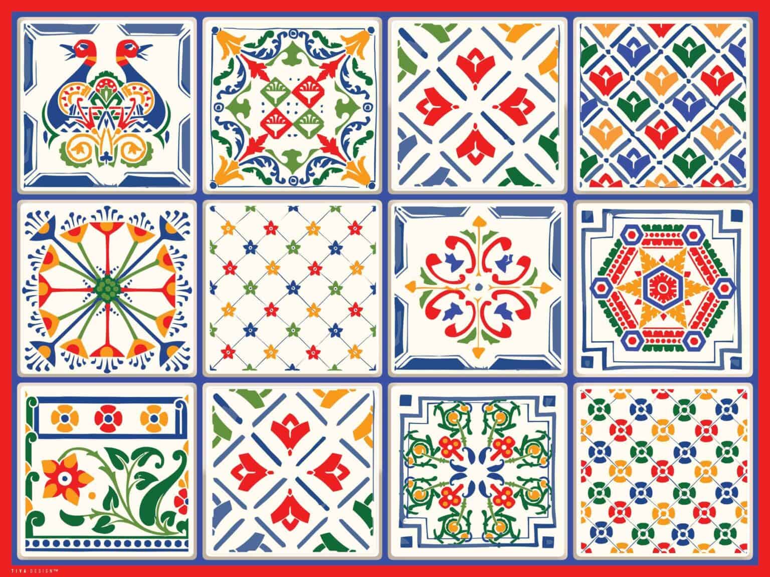 פלייסמנטים מעוצבים לשולחן דגם אקלקטי סקנדינבי 3296 | ביתן המלכים