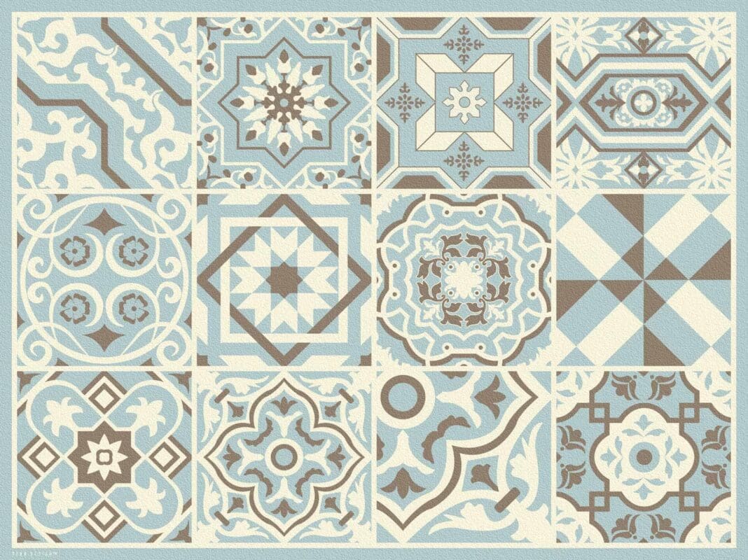 פלייסמנטים מעוצבים לשולחן דגם תכלכל עדין 3270 | ביתן המלכים