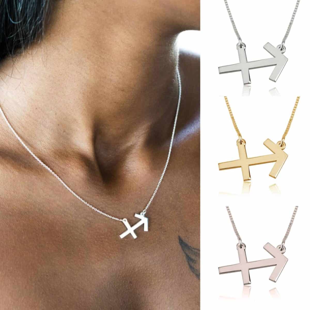 שרשרת מזלות עם סמל מזל קשת