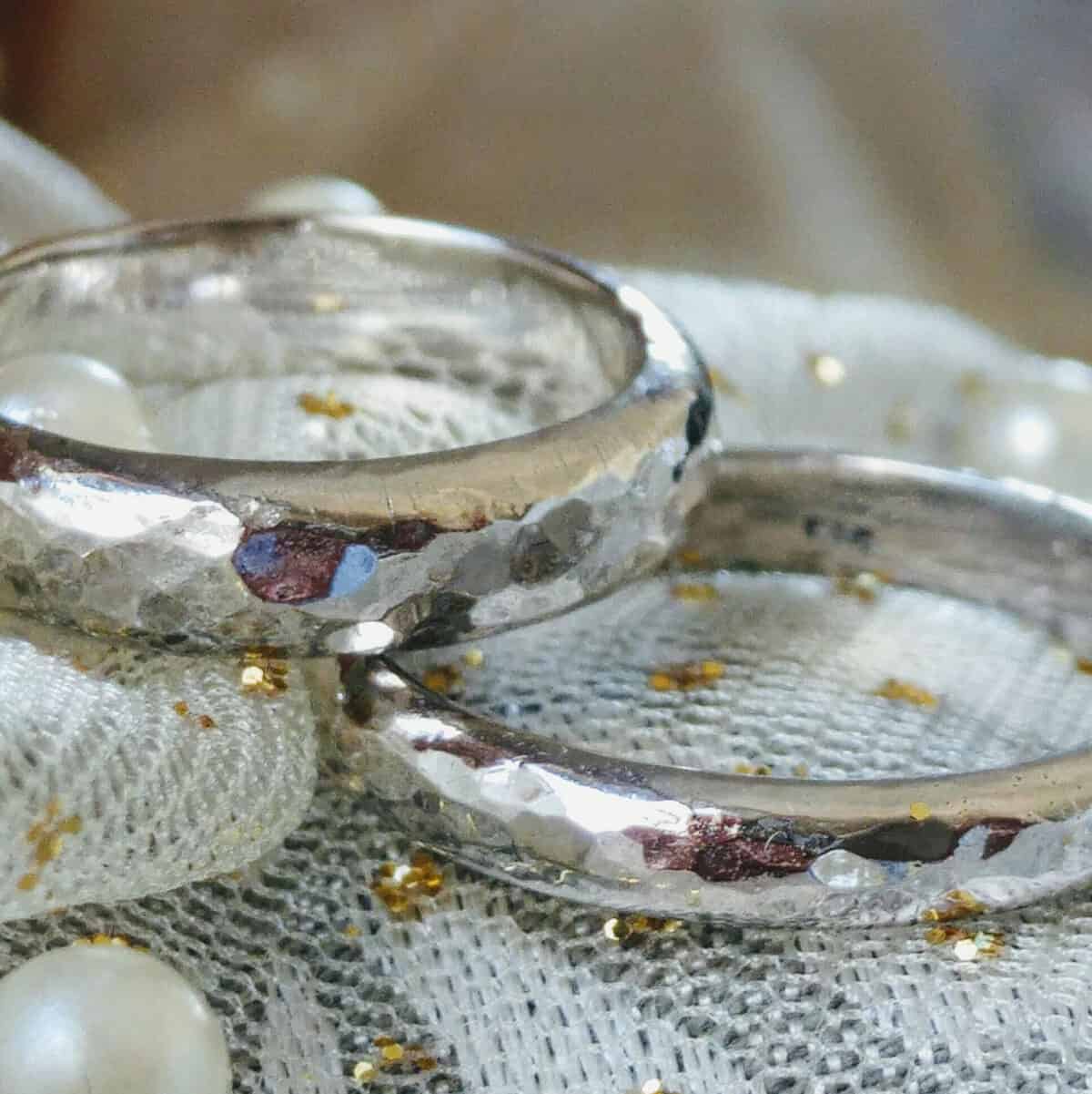 טבעות נישואין זהב לבן 14K - תצוגה מלאה - פריטי עיצוב ומתנות מקוריות | ביתן המלכים
